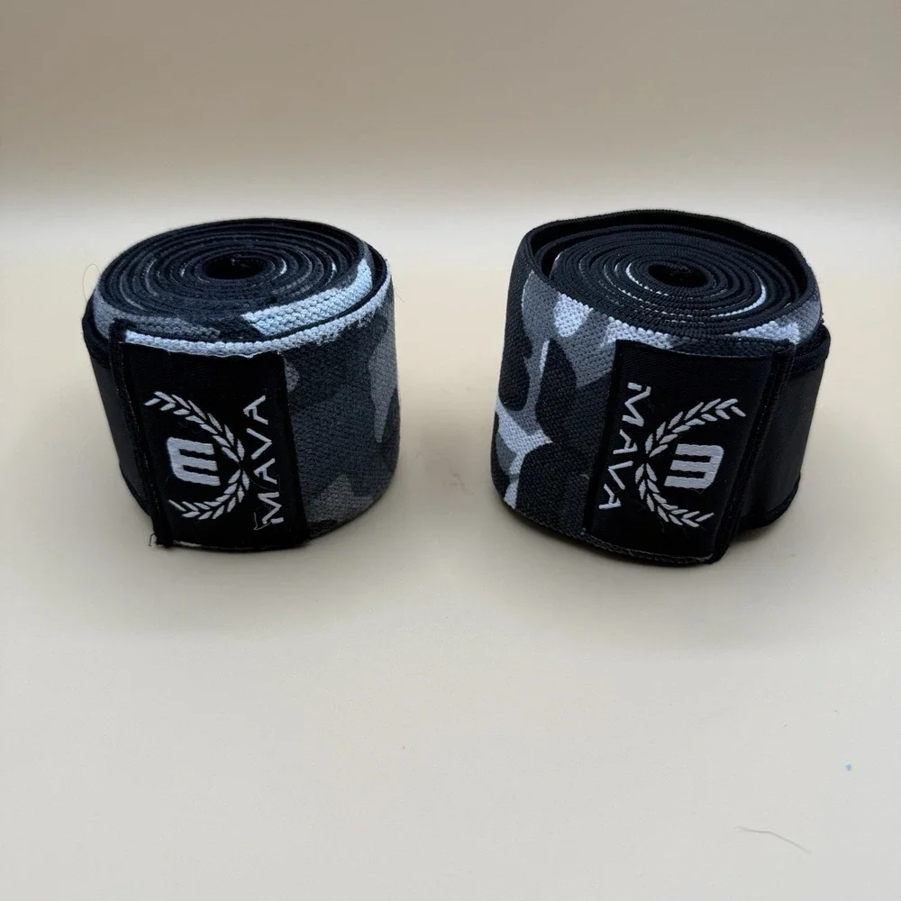 Mava Camo Wrist Wraps for Weightlifting – Strength Training Support